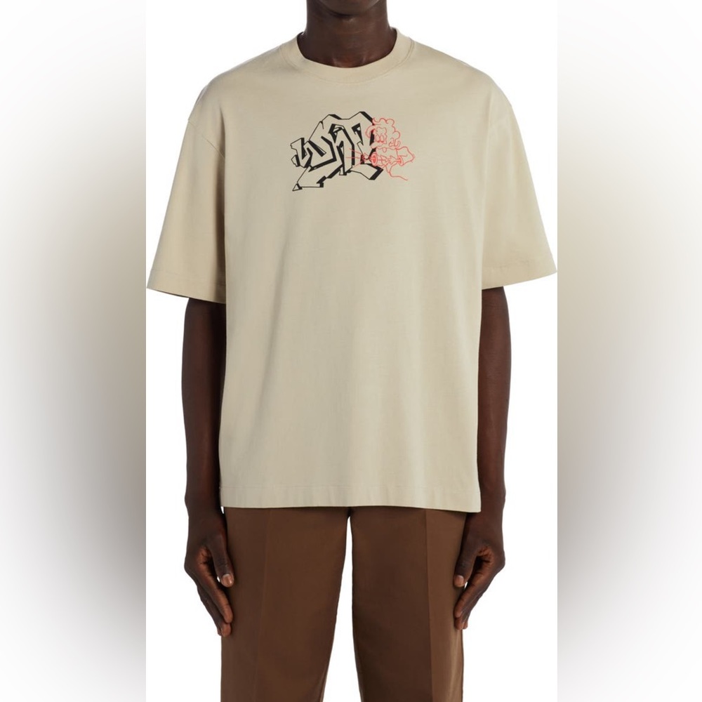 Off-White Graffiti Skate Oversized Graphic Tee